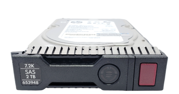 HPE MB2000FCZGH - 2TB 7.2K RPM 6G SAS LFF 3.5" Hard Drive with SC Tray for HPE ProLiant Gen8 G8 Gen9 G9 Servers