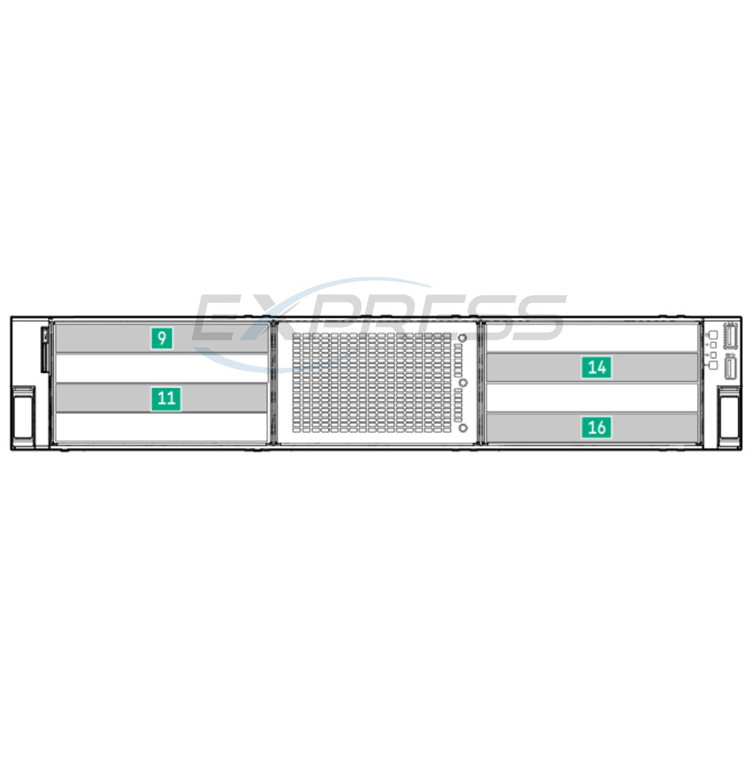 HPE ProLiant DL345 Gen11 4 GPU Front Enablement Kit | P55067-B21