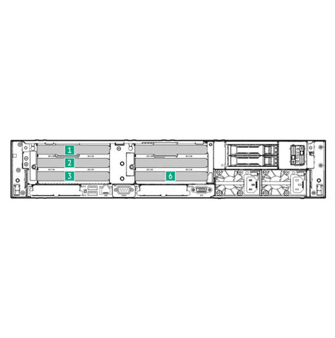 HPE ProLiant DL345 Gen11 4 PCIe x16 Enablement Kit | P57116-B21