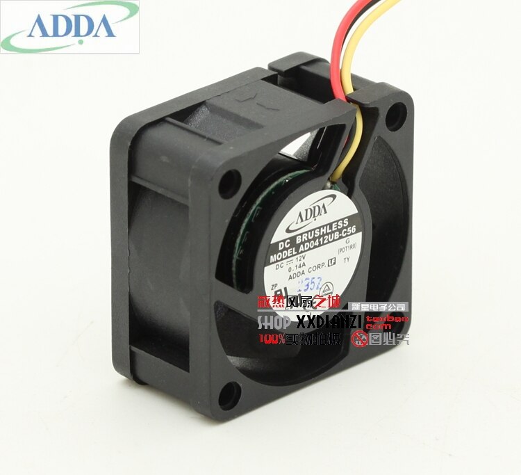 ADDA AD0412UB-C56 40x40x20mm 12V DC 0.14A Axial Cooling Fan