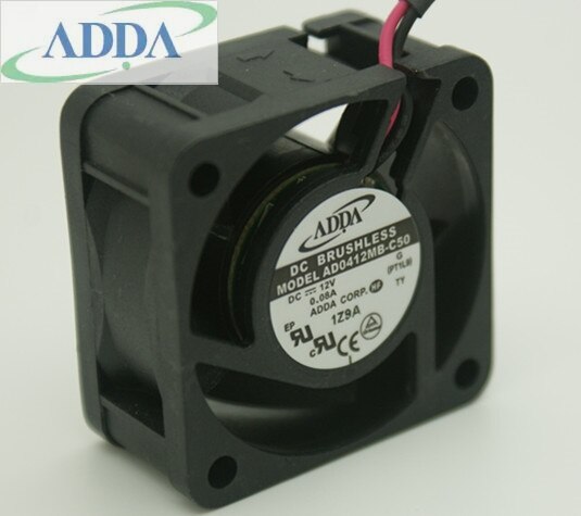 ADDA AD0412MB-C50 40x40x20mm 12V DC 0.08A Axial Cooling Fan