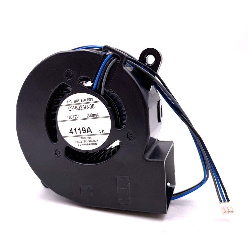 CY-6023R-08 60x60x23mm 12V DC 3-Wire Axial Cooling Fan