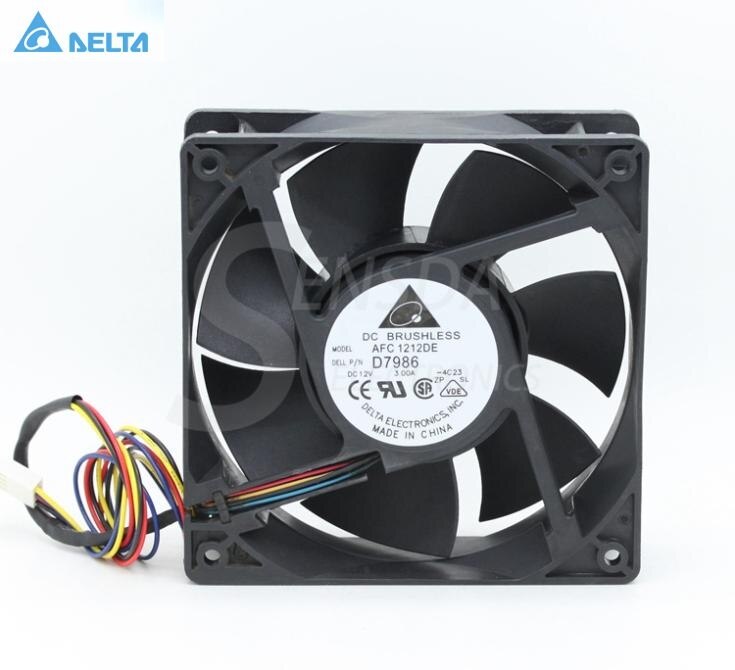 Delta AFC1212DE 120x120x38mm 12V DC 3.0A Axial Cooling Fan