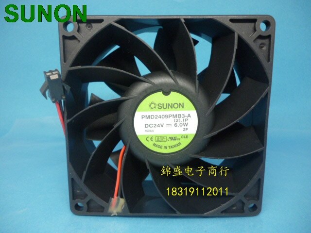 SUNON PMD2409PMB3-A 92x92x38mm 24V DC Axial Cooling Fan