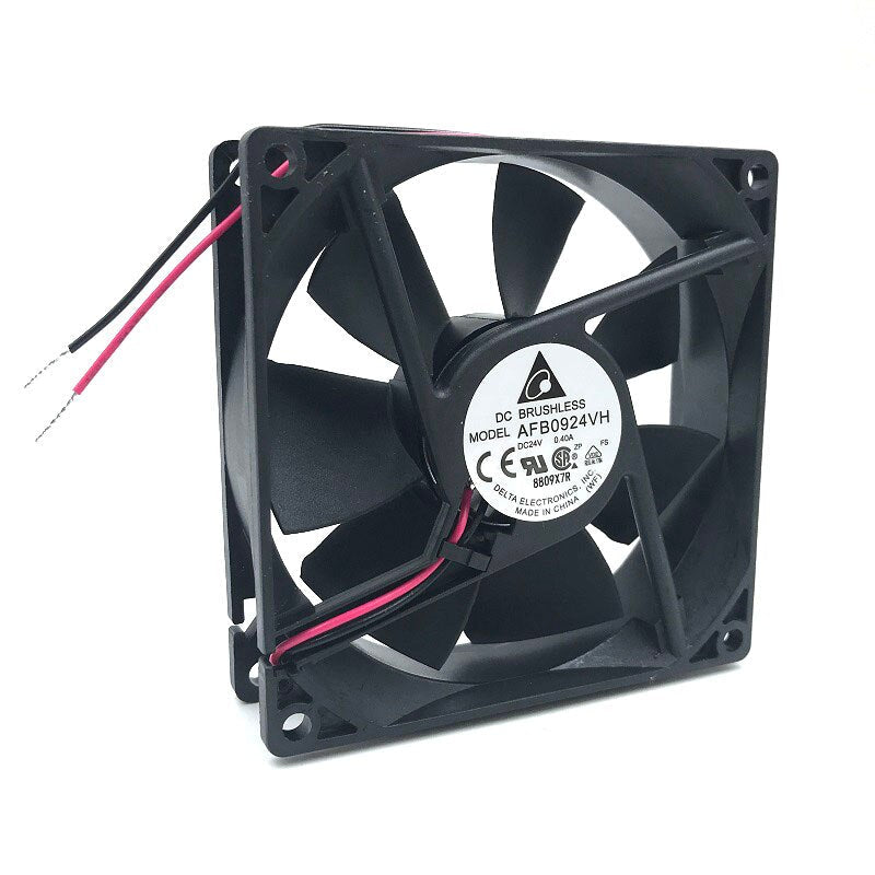 Delta AUB0924VH 92x92x25mm 24V DC 0.40A Axial Cooling Fan
