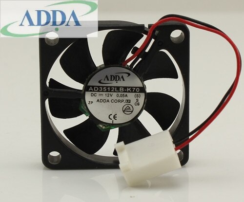 ADDA AD3512LB-K70 35x35x10mm 12V DC 0.05A Axial Cooling Fan