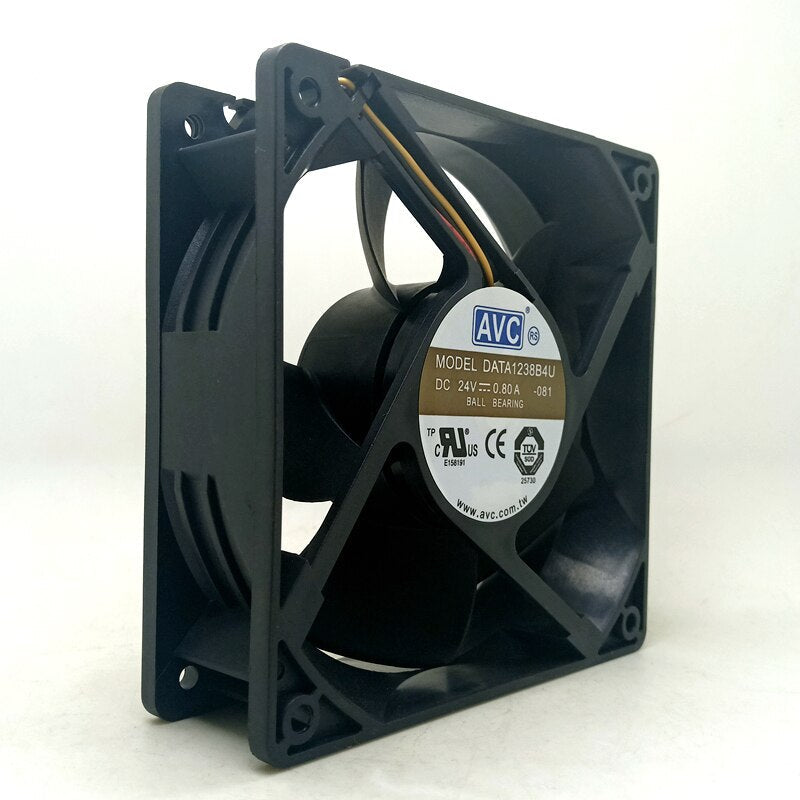 AVC DATA1238B4U 120x120x38mm 24V DC Industrial Cooling Fan