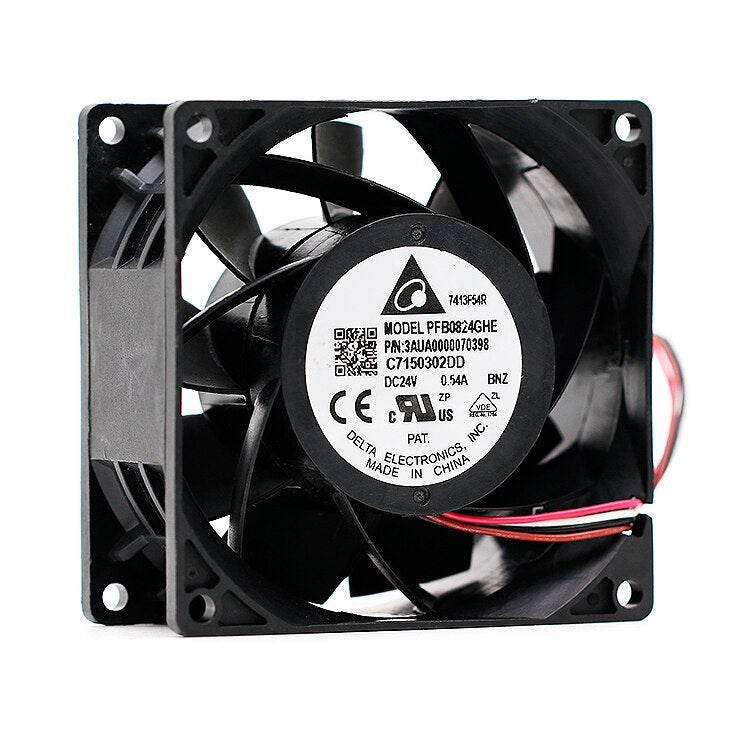 Delta PFB0824GHE 80x80x38mm 24V DC 0.54A Axial Cooling Fan