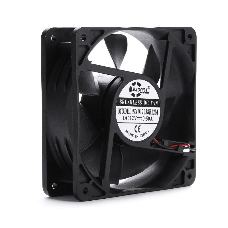 SXDOOL SXD12038B12M-1 120x120x38mm 12V DC 0.50A Axial Cooling Fan