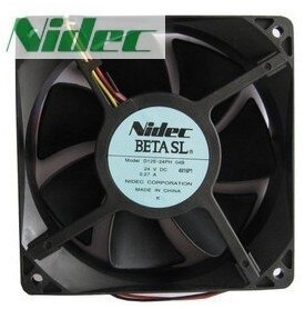 Nidec D12E-24PH 24V DC 120x120x38mm Brushless Cooling Fan