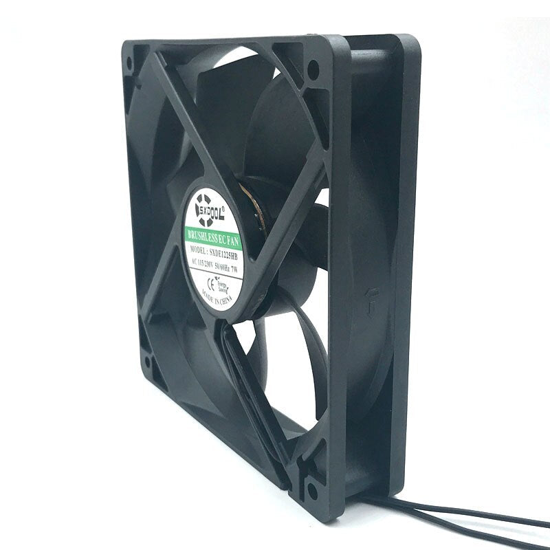 SXDOOL EC Axial Fan 120x120x25mm AC 110/115/220/230V 7W