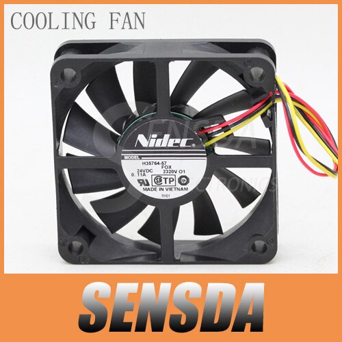 Nidec H35764-57 35x35x76mm 24V DC 0.11A Axial Cooling Fan