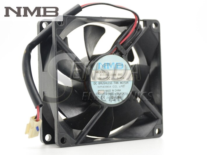 NMB 3110KL-04W-B50 31x31x10mm 12V DC Axial Cooling Fan