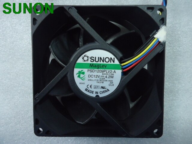 SUNON PSD1209PLV2-A 90x90x32mm 12V DC Axial Cooling Fan