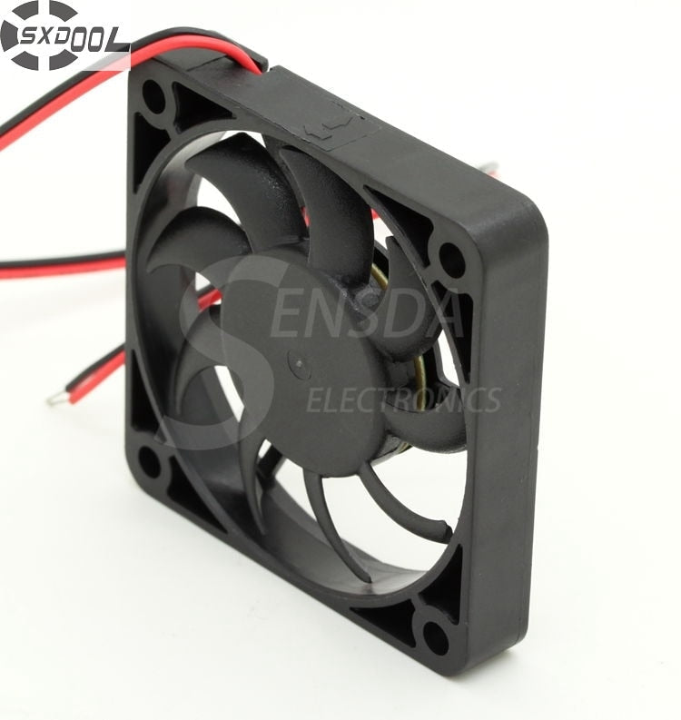 60x60x10mm 12V DC 0.11A Axial Cooling Fan