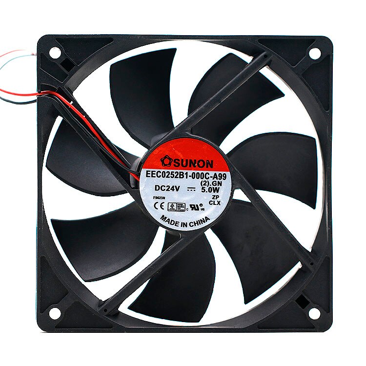 SUNON EEC0252B1-000C-A99 120x120x25mm 24V DC Axial Cooling Fan