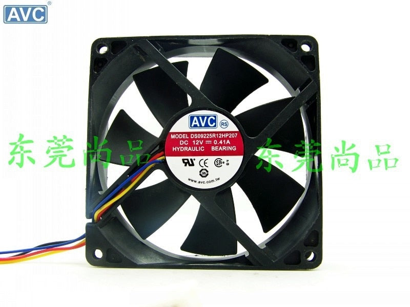 AVC DS09225R12HP207 92x92x25mm 12V DC 0.41A Axial Cooling Fan
