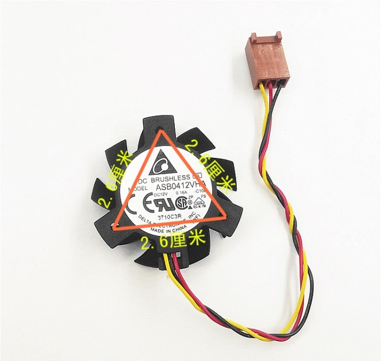 Delta ASB0412VHA-C106 5V DC 0.16A DC Brushless Cooling Fan