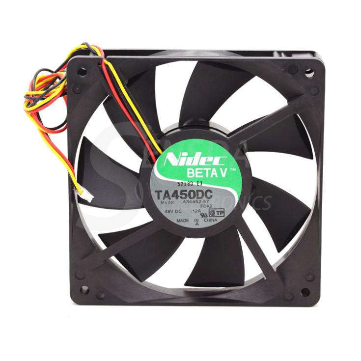 Nidec A34452-57 48V DC 120x120x25mm Brushless Cooling Fan