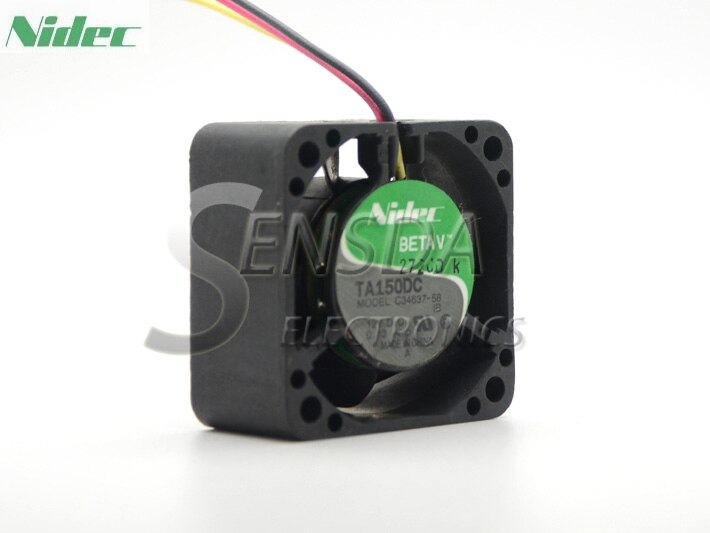 Nidec C34637-58 40x40x20mm 12V DC 0.13A Axial Cooling Fan
