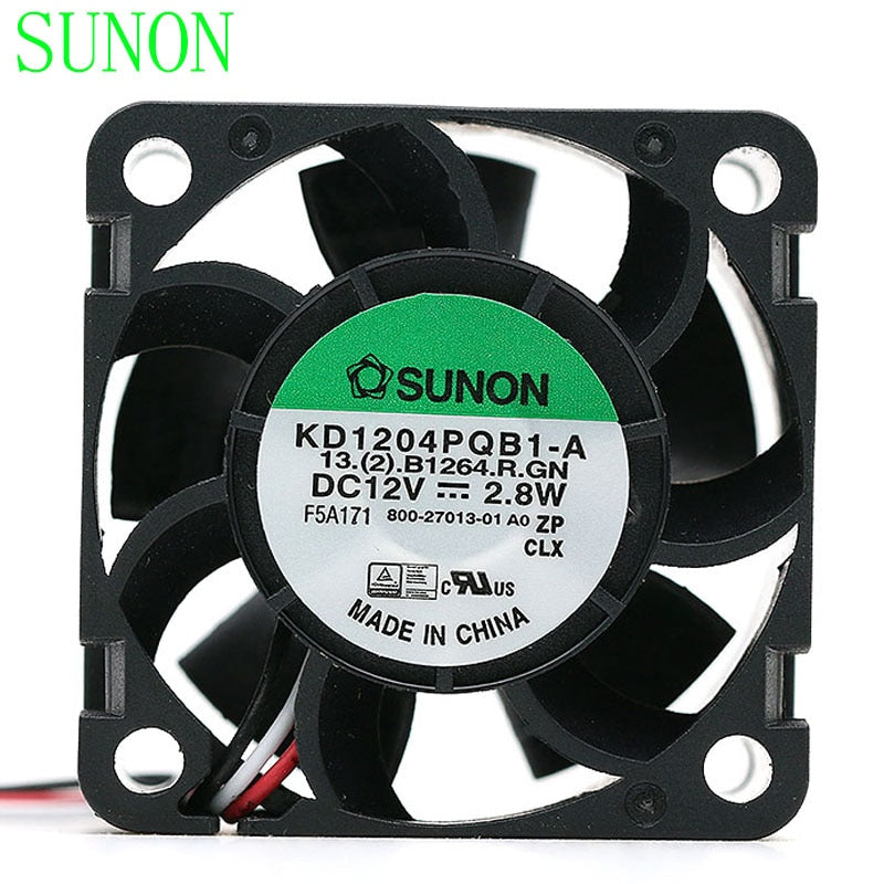 SUNON KD1204PQB1-A 40x40x28mm 12V DC Axial Cooling Fan