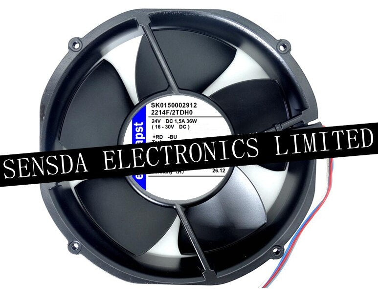 ebm-papst 2214F/2TDHO 22x22x14mm 24V DC Axial Cooling Fan