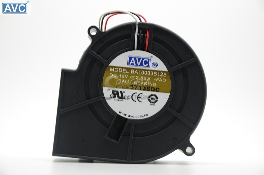 AVC BA10033B12S 97x94x33mm 12V DC 2.85A Axial Cooling Fan