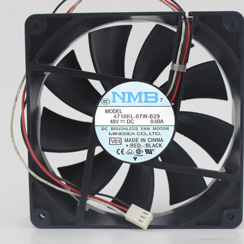 NMB 4710KL-07W-B29 120x120x25mm 48V DC 0.09A Axial Cooling Fan