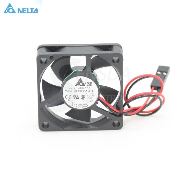 Delta DELTA 35x35x10mm 12V DC 0.14A Axial Cooling Fan