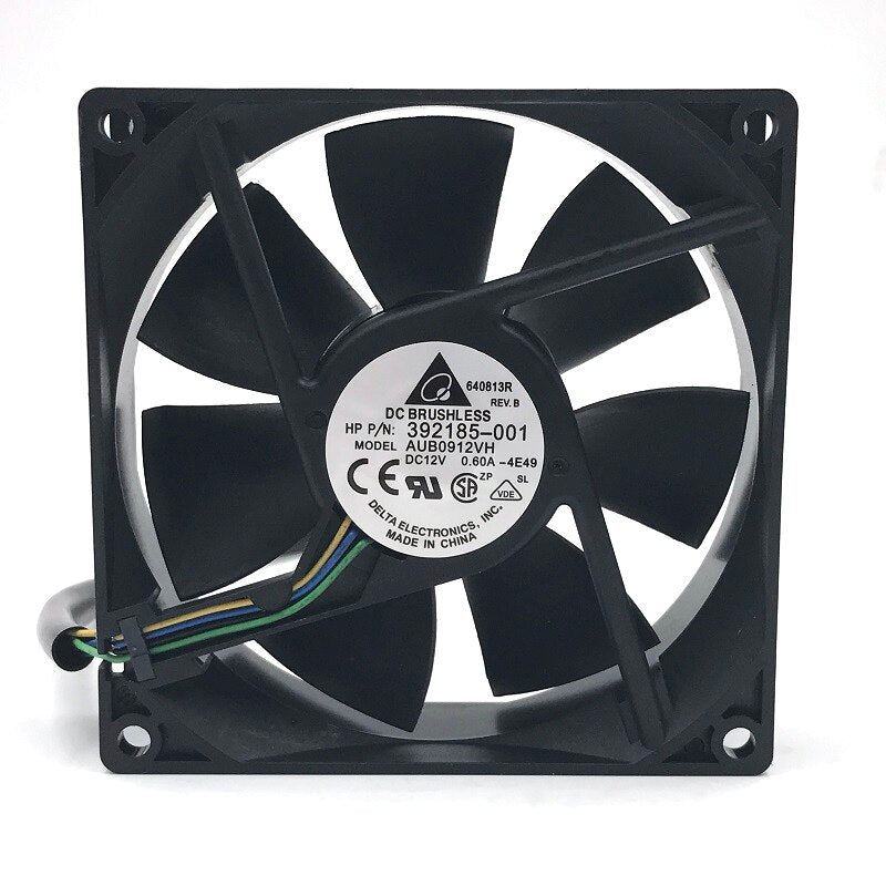 Delta AUB0912VH 92x92x25mm 12V DC 0.60A Axial Cooling Fan