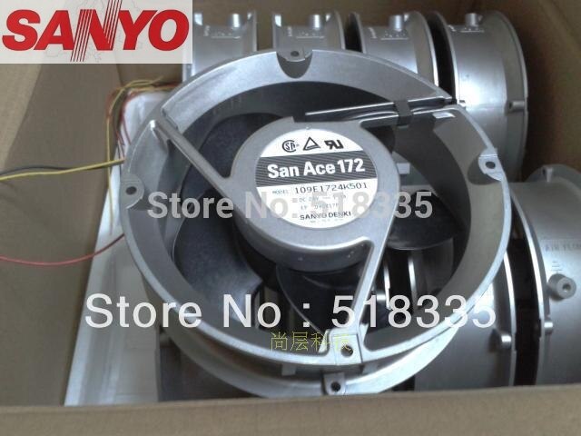 Sanyo Denki 17251 172x150x51mm 24V DC 1.3A Axial Cooling Fan