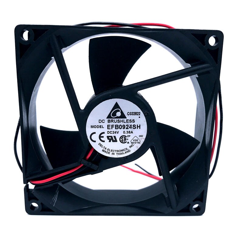 Delta EFB0924SH 92x92x25mm 24V DC 0.38A Axial Cooling Fan