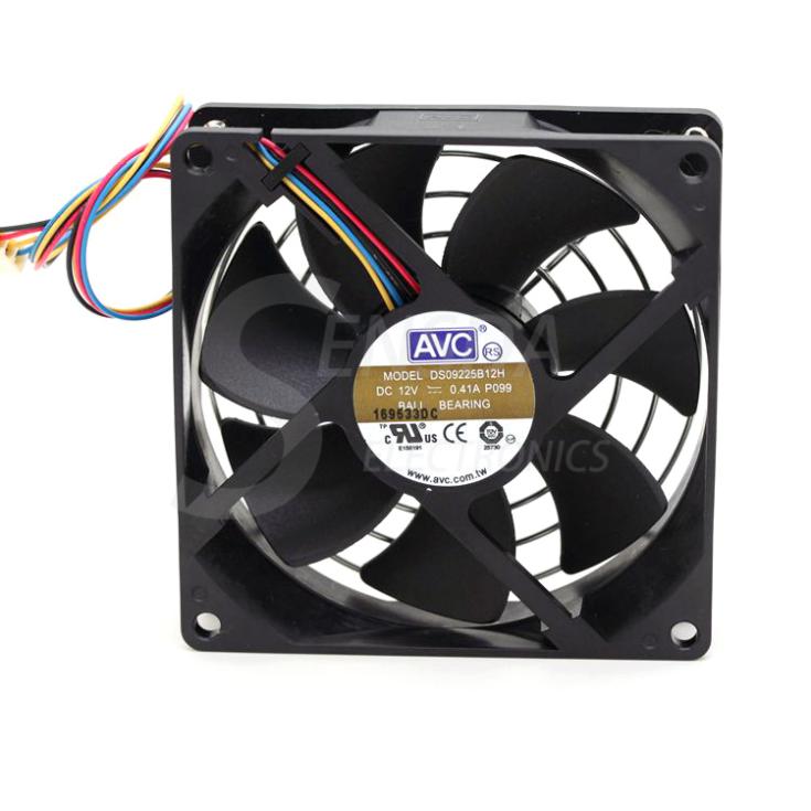 AVC DS09225B12H 92x92x25mm 12V DC 0.41A Axial Cooling Fan