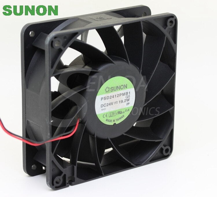 SUNON PSD2412PMB1 24x24x12mm 24V DC Axial Cooling Fan