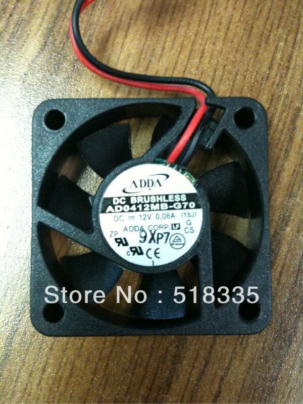 ADDA AD0412MB-G70 40x40x10mm 12V DC 0.08A Axial Cooling Fan