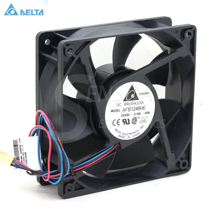Delta AFB1248HE 120x120x38mm 48V DC 0.18A Axial Cooling Fan