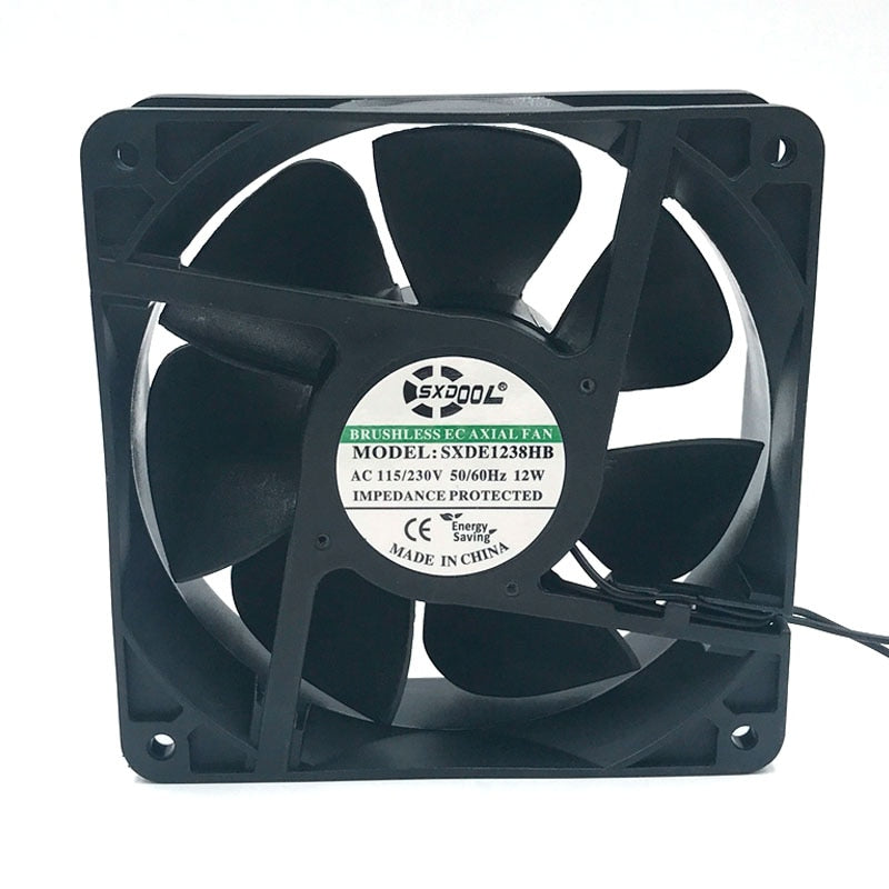 SXDOOL SXDE12038HB EC Axial Fan 120x120x38mm AC 115/230V 12W