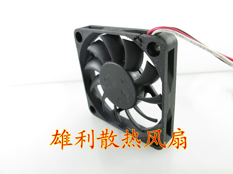 AVC DA06010B12U 60x60x10mm 12V DC 0.40A 3-Wire Axial Cooling Fan