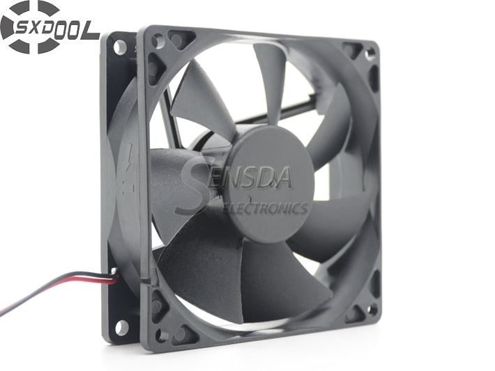 90x90x25mm 24V DC 0.08A 2-Wire Axial Cooling Fan