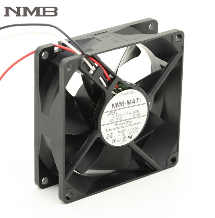 NMB 3110KL-04W-B79 31x31x10mm 12V DC 0.38A Axial Cooling Fan