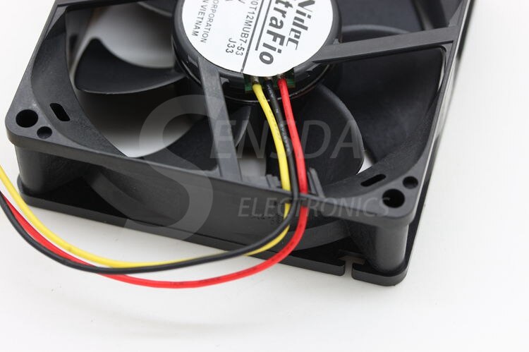 Nidec U80T12MUB7-53 80x80x25mm 12V DC 0.19A Axial Cooling Fan