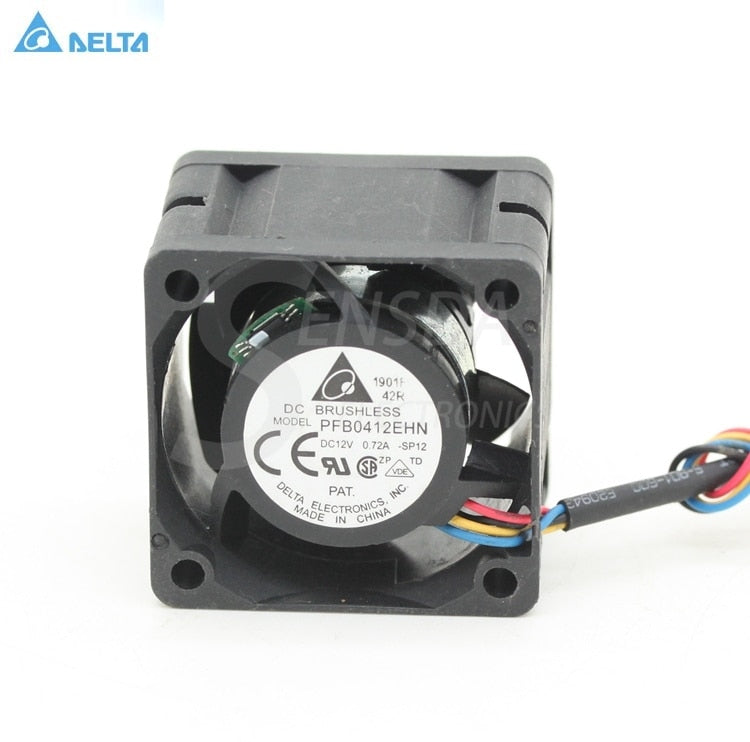 Delta PFB0412EHN 40x40x28mm 12V DC 0.72A Axial Cooling Fan