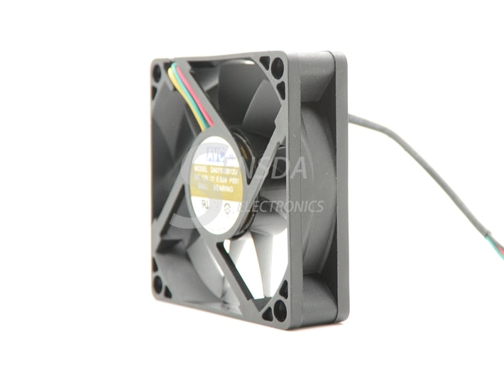 AVC DA07520B12U 75x75x20mm 12V DC 0.52A 4-Wire Axial Cooling Fan