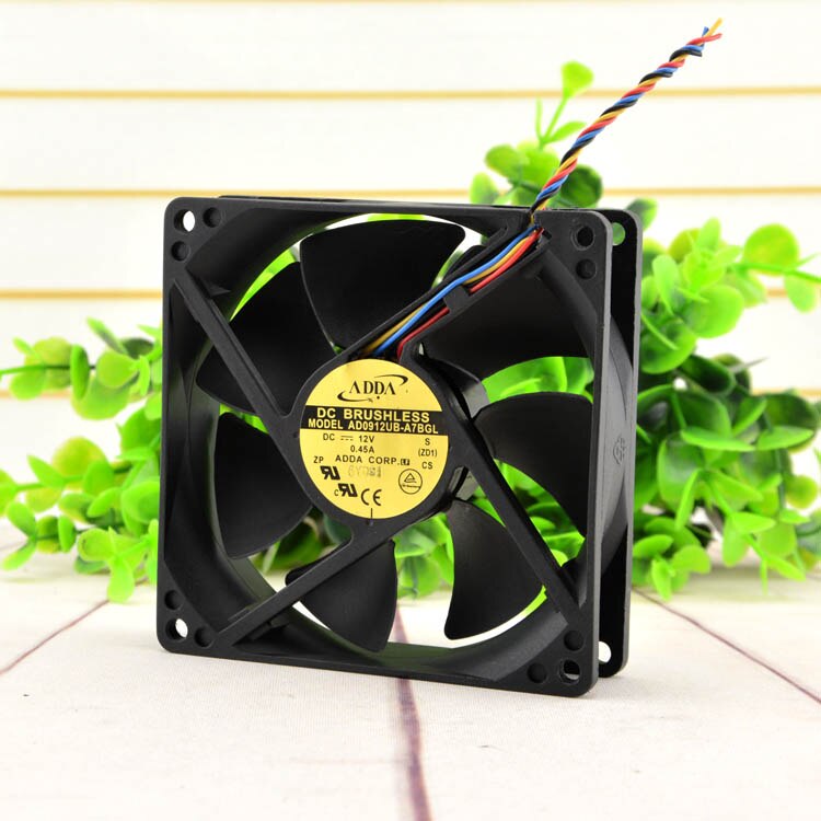ADDA AD0912UB-A7BGL 92x92x25mm 12V DC Industrial Cooling Fan