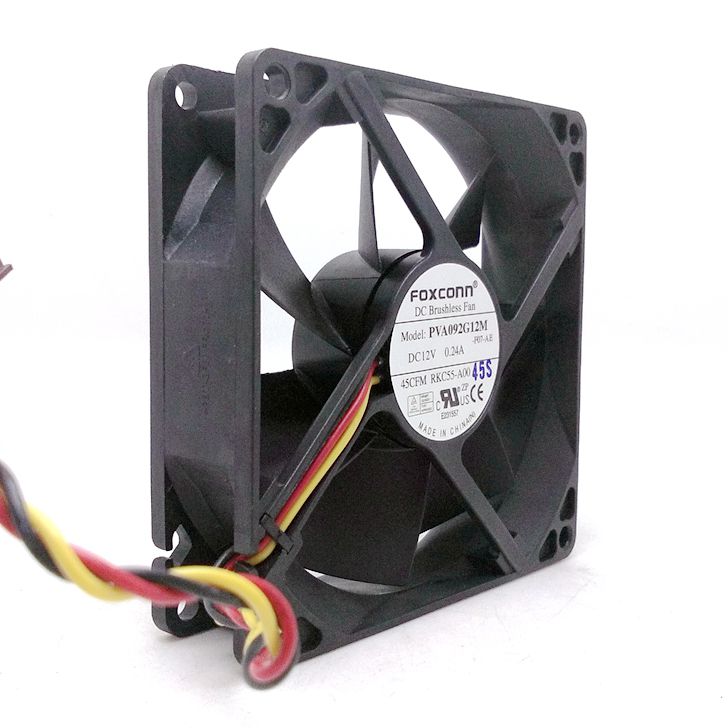Foxconn PVA092G12M 90x90x25mm 12V DC 0.24A Axial Cooling Fan