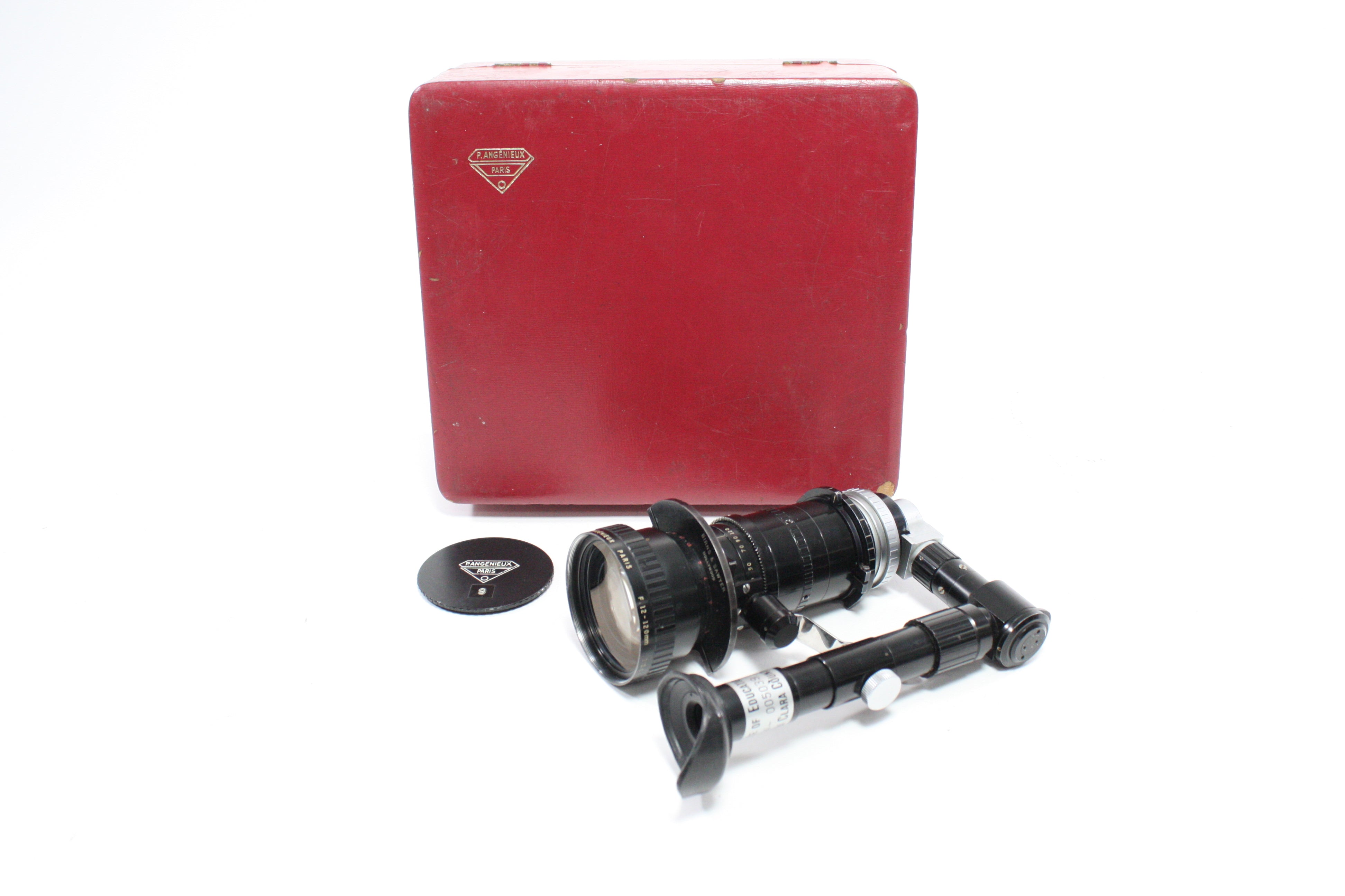P. Angenieux Paris 12-120mm f/2.2 Angenieux-Zoom Type 10x12 A Lens for C Mount with Doglex Finder
