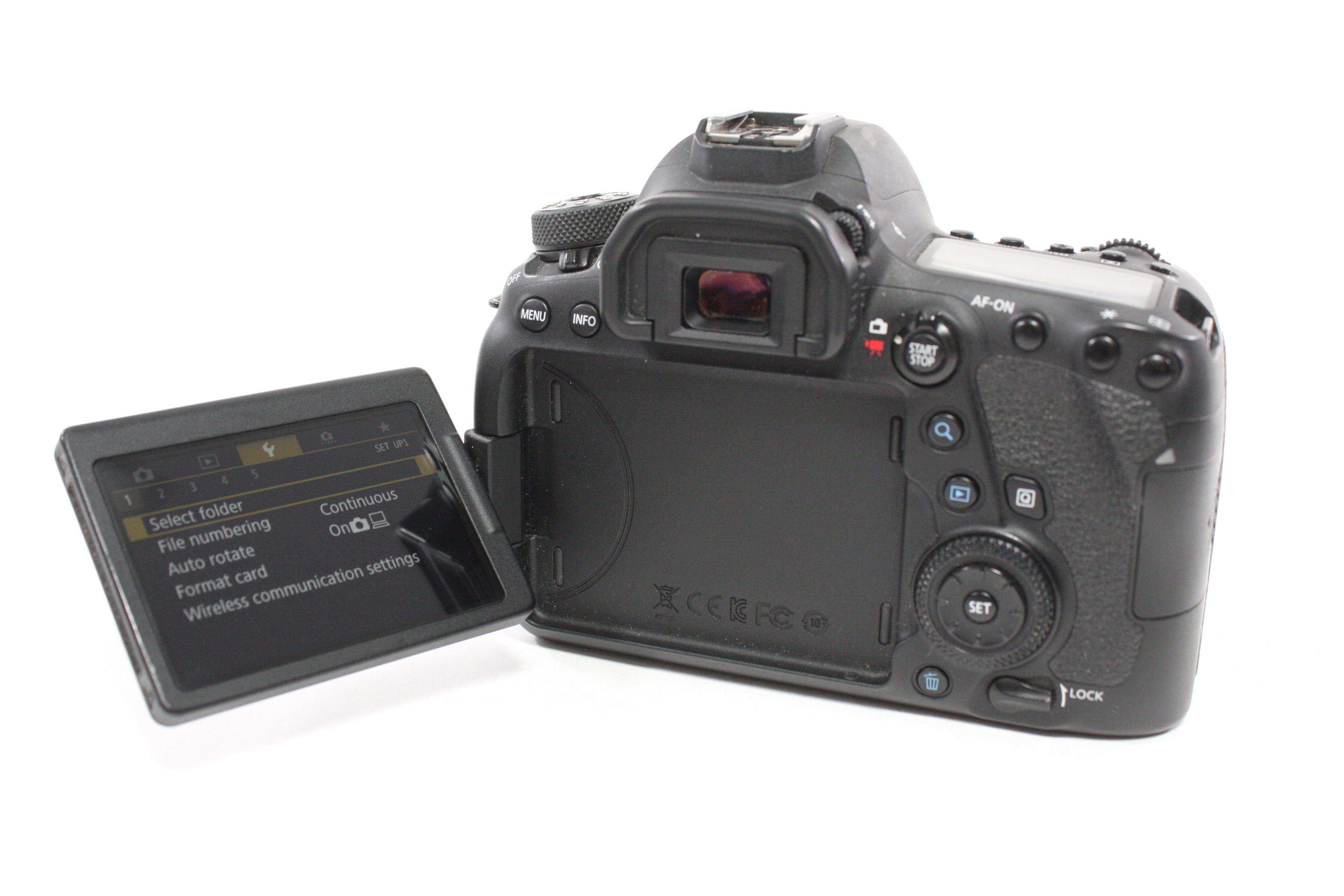 Canon 6D Mark II DSLR Camera Body with Battery Grip with Shutter Count 155,427