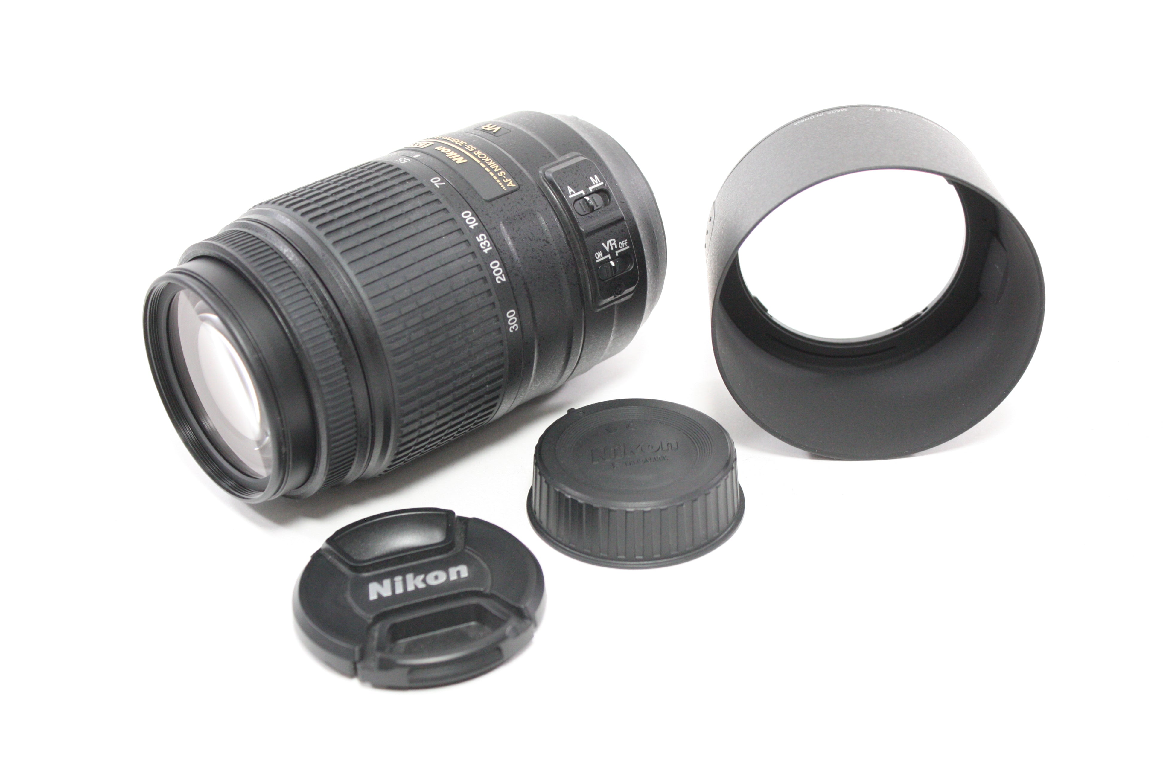 Nikon 55-300mm f/4.5-5.6 G ED DX VR SWM AF-S Nikkor Lens for F Mount
