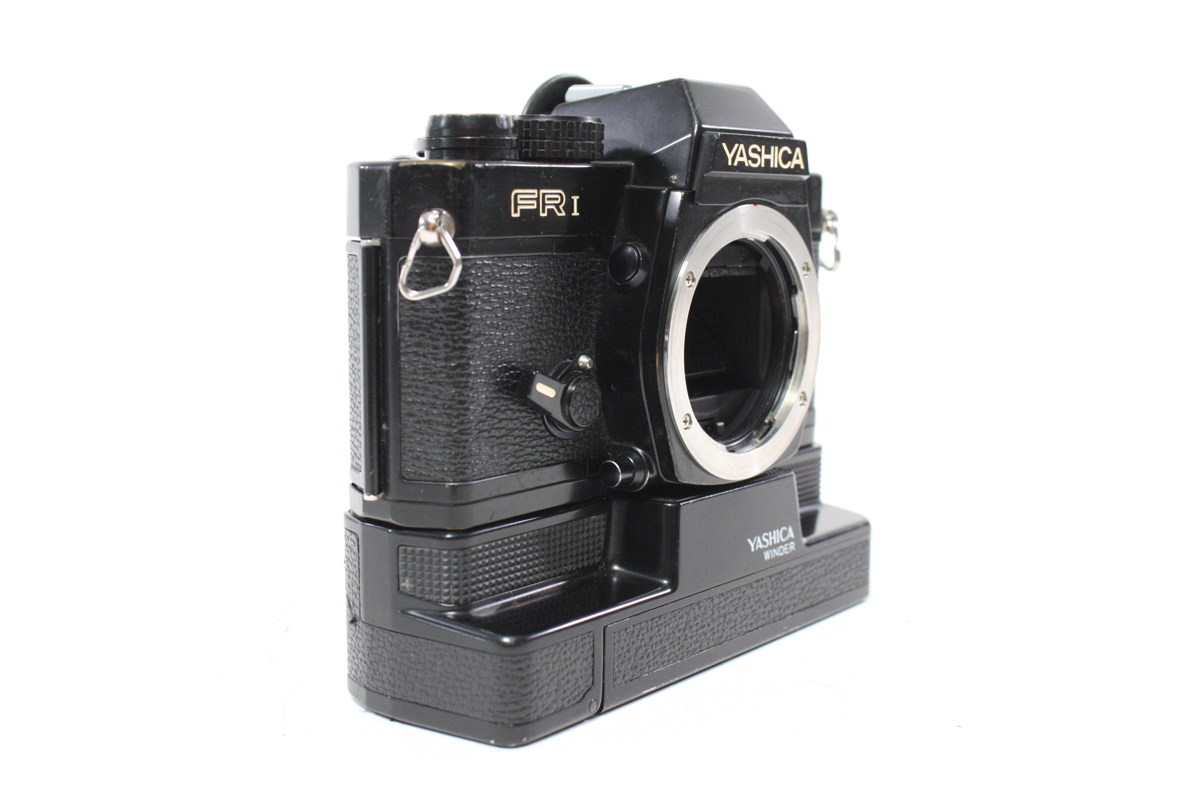 Yashica FR I 35mm SLR Camera with 28mm f/2.8 ML Lens with Winder