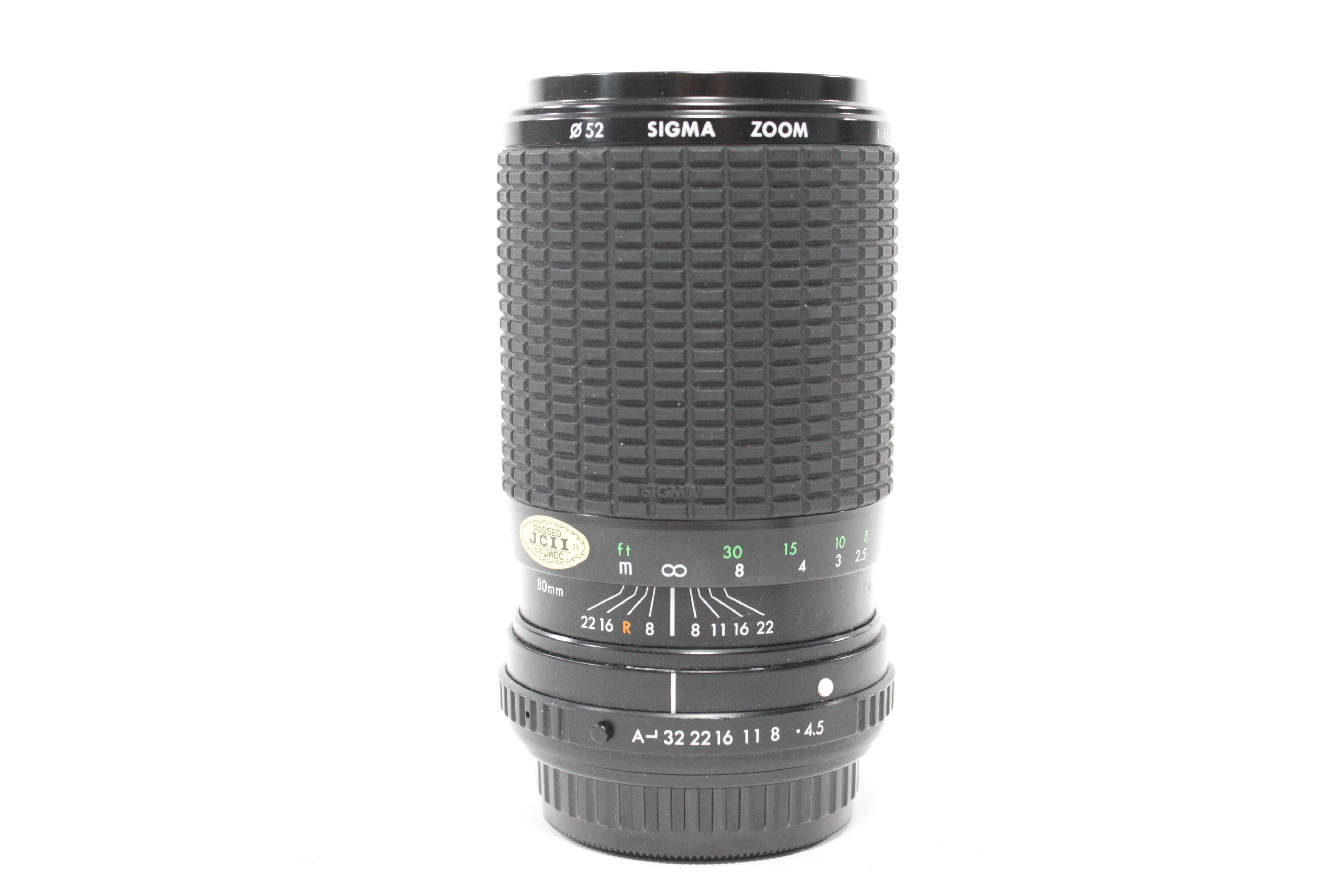 Sigma 80-200mm f/4.5-5.6 Lens for Pentax K Mount